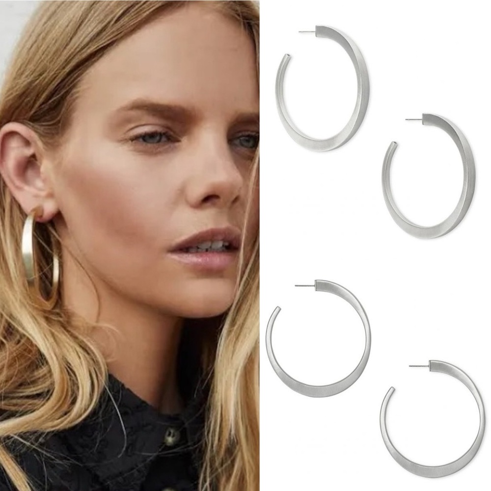 Kendra Scott Silver Hoop Earrings